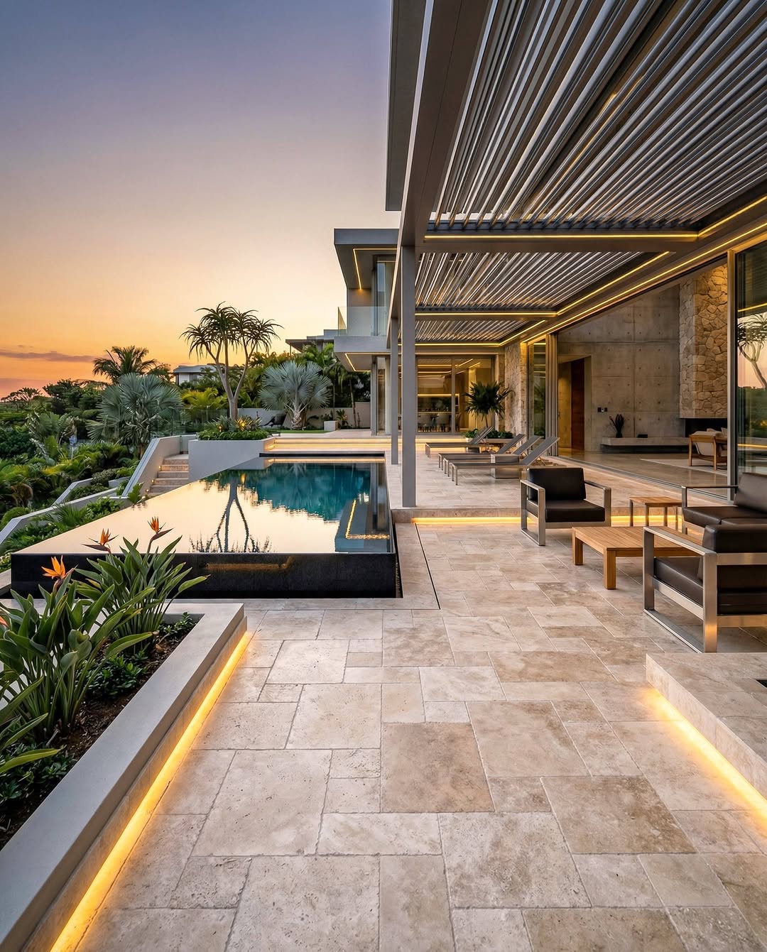Classic Travertine Flooring Project