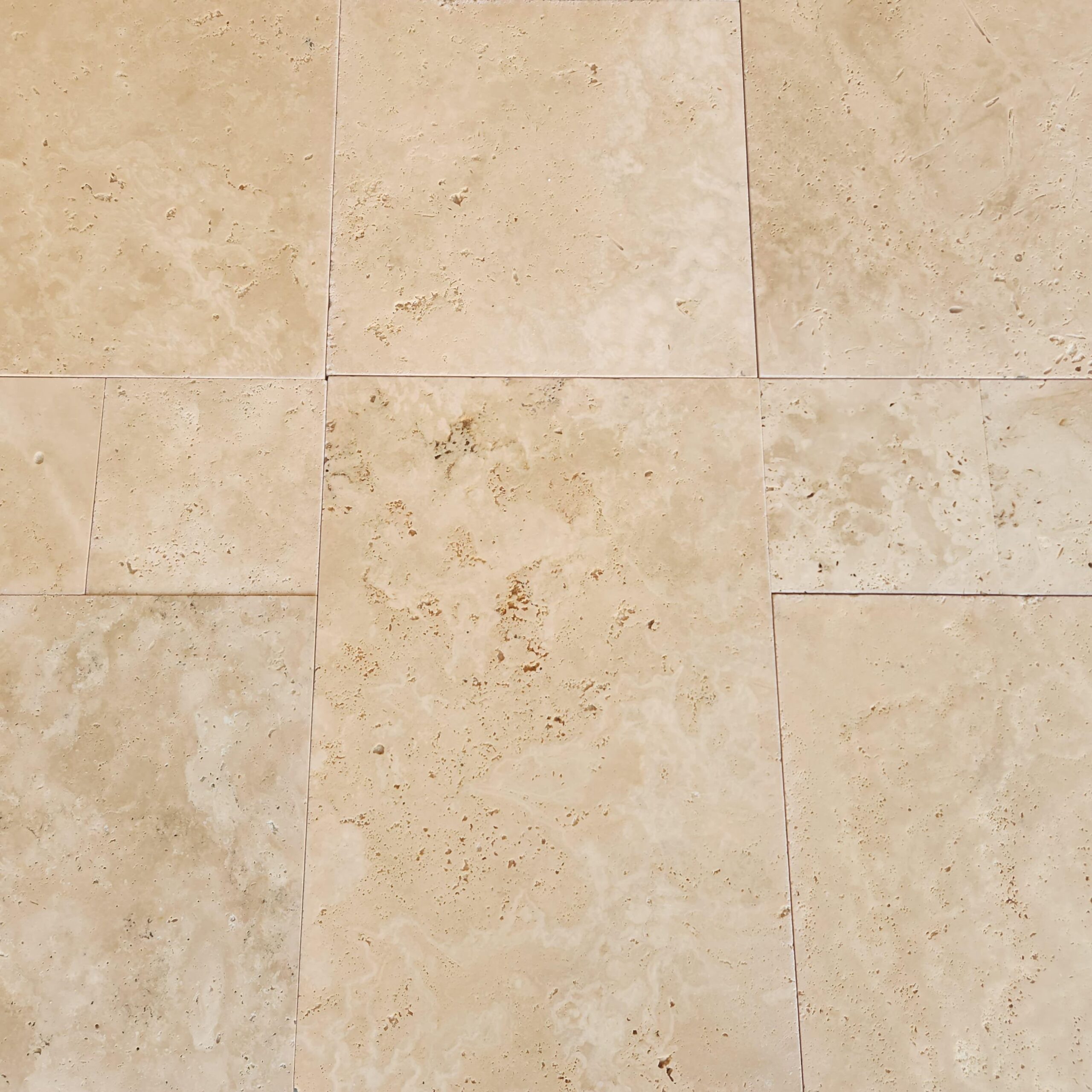 Light Travertine Flooring Project