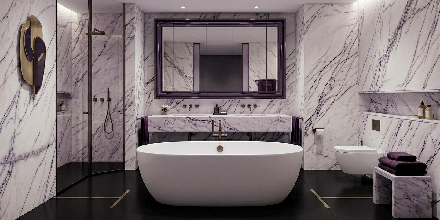Milas Lilac Bathroom Application
