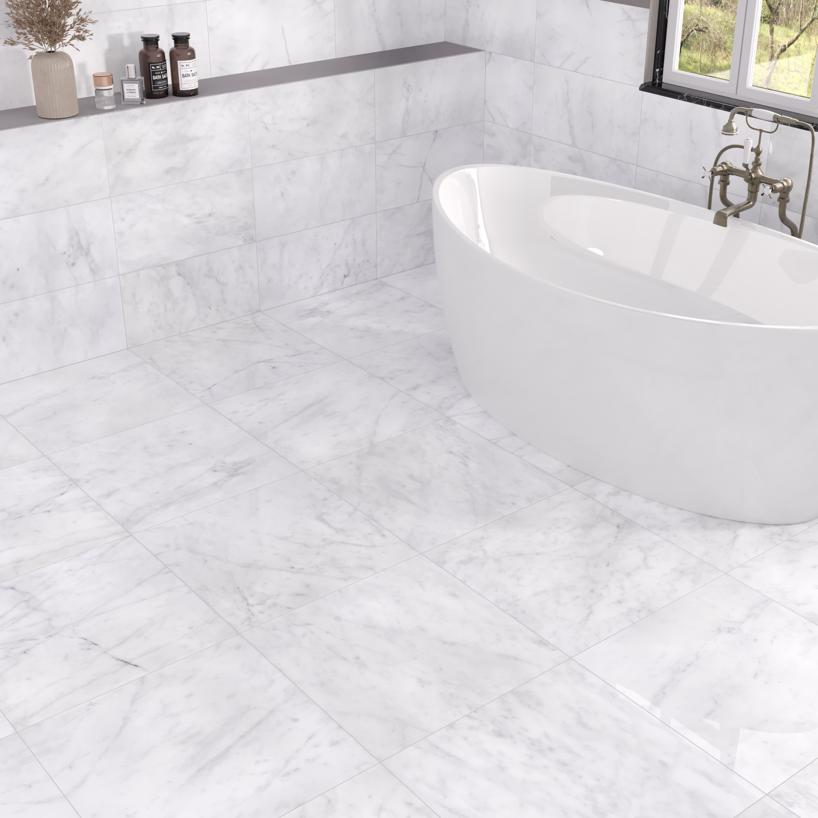 Mugla White Bathroom Application
