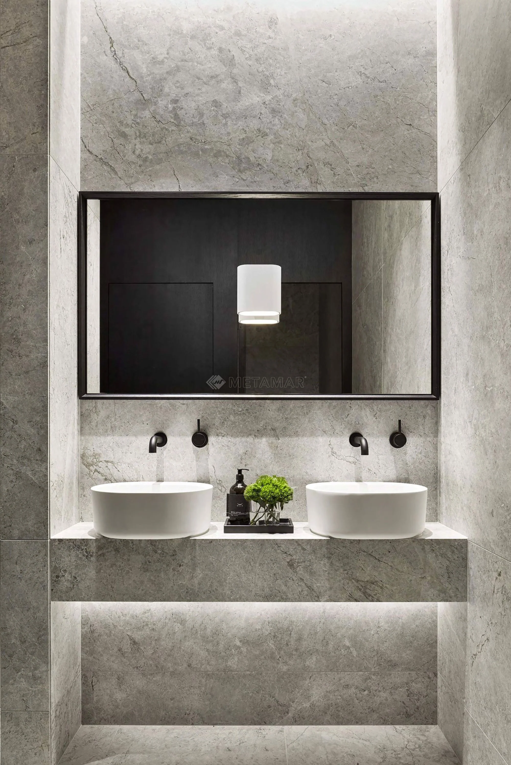 Tundra Grey Bathroom Application